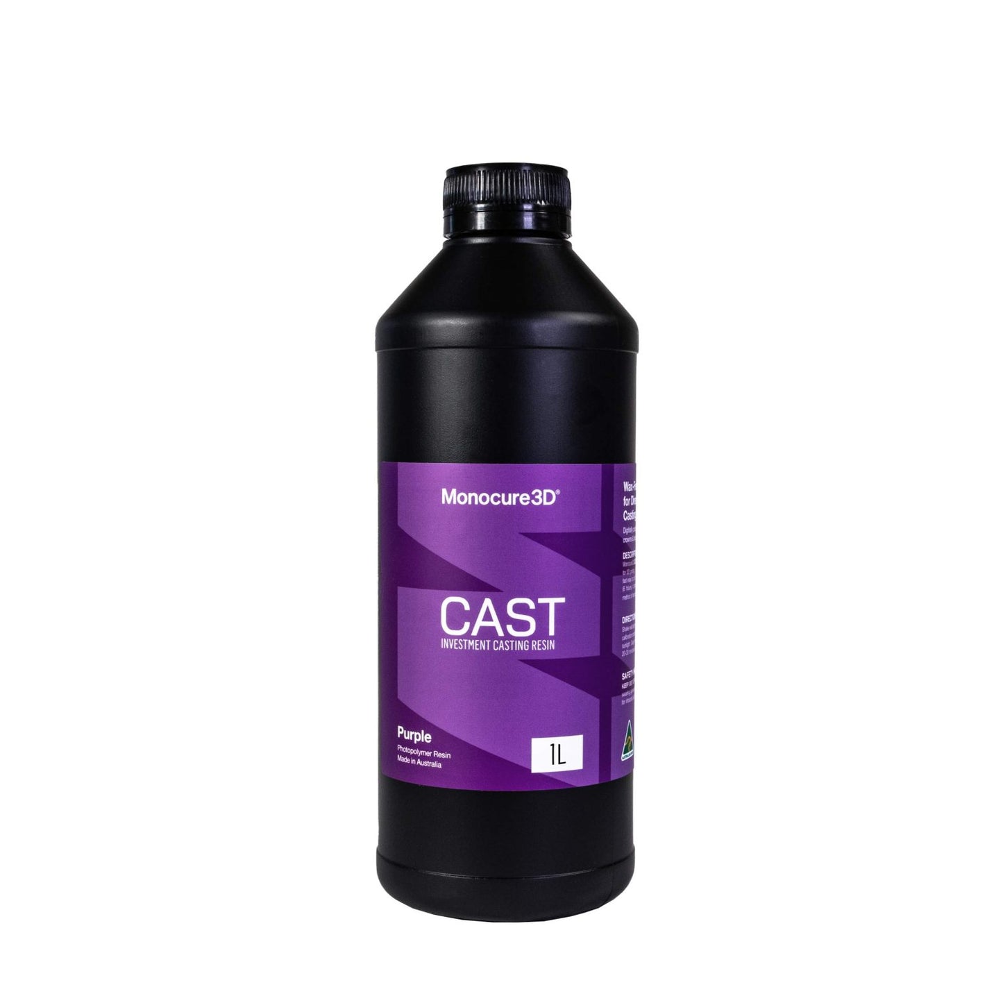 Cast Investment Casting Resin 1kg by Monocure3D – high-precision casting resin for 3D printed patterns