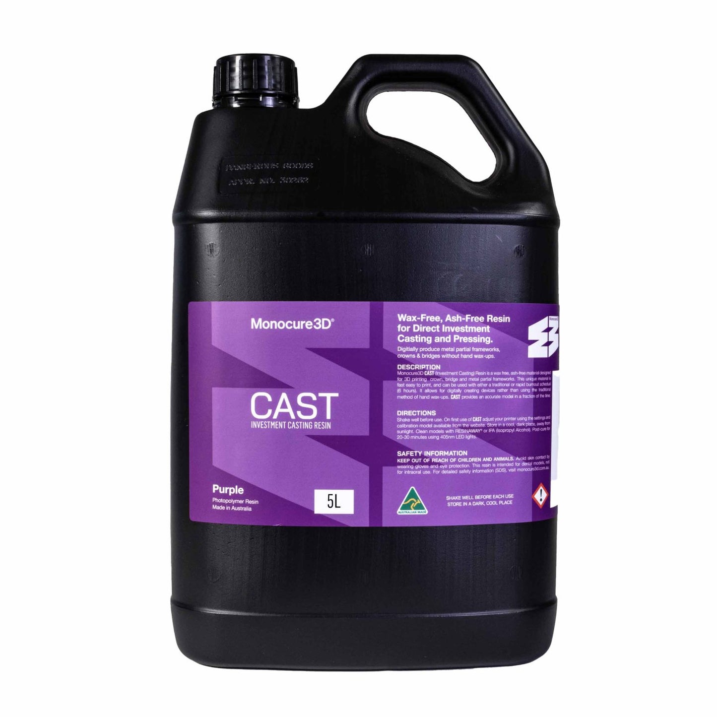 Cast Investment Casting Resin 5kg by Monocure3D – bulk casting resin for professional investment casting