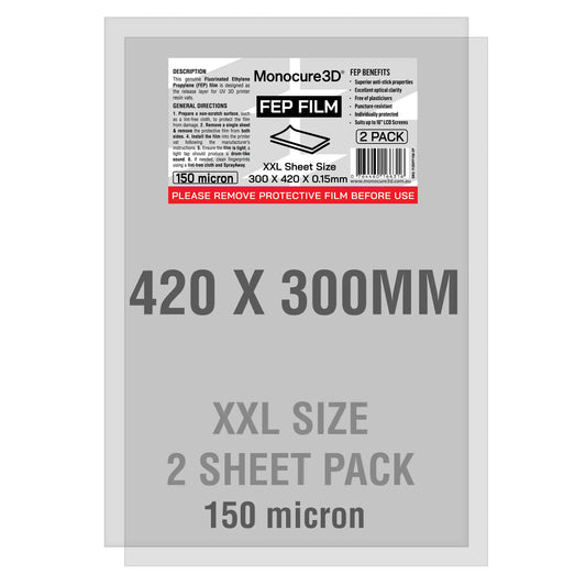XXL Fep Film 150 Micron (2 Sheet Pack)