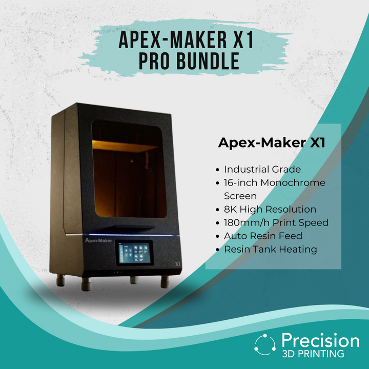 Apex Maker X1 Printer included in the Pro Bundle - designed for professional-quality 3D printing with advanced features.